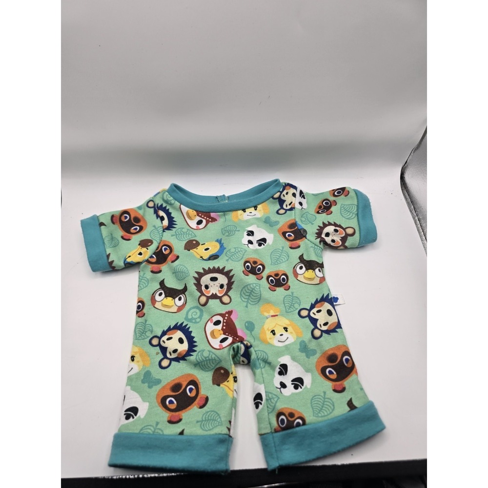 Animal Crossing Sleeper PJs Pajama Outfit Green Build A Bear